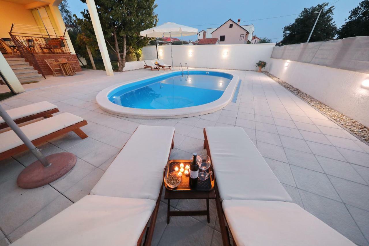 Hacienda Mia With Pool,Bbq,Free Parking Villa Zadar Dış mekan fotoğraf