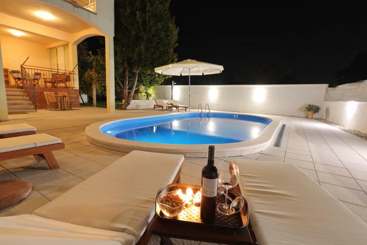 Hacienda Mia With Pool,Bbq,Free Parking Villa Zadar Dış mekan fotoğraf